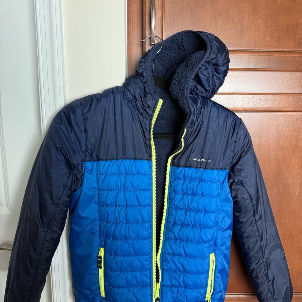 Eddie Bauer Kids Blue and Black Jacket